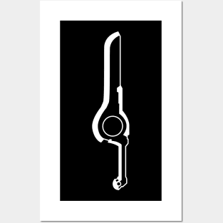 Minimalist Monado Xenoblade Chronicles Sword Posters and Art